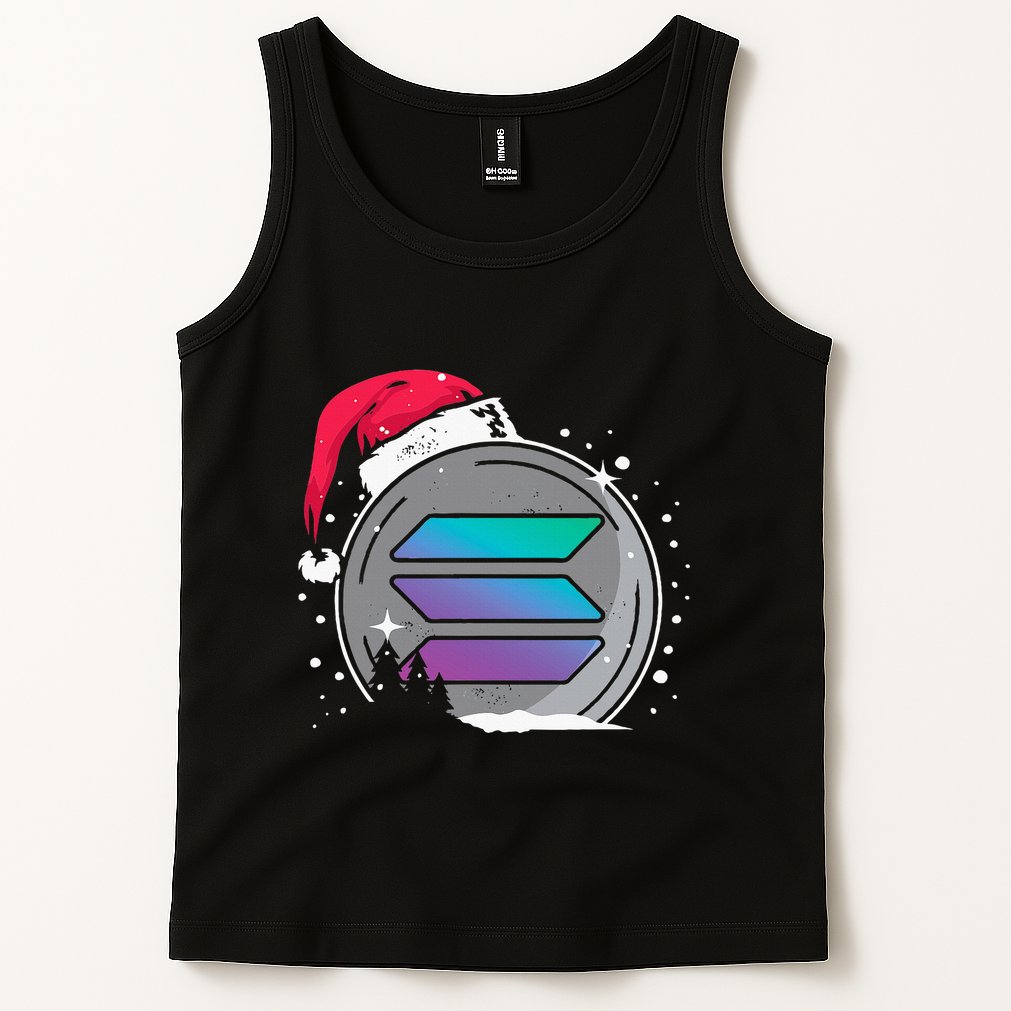 Solana Token Legends This Christmas Diamond Hands Unite Tank Top