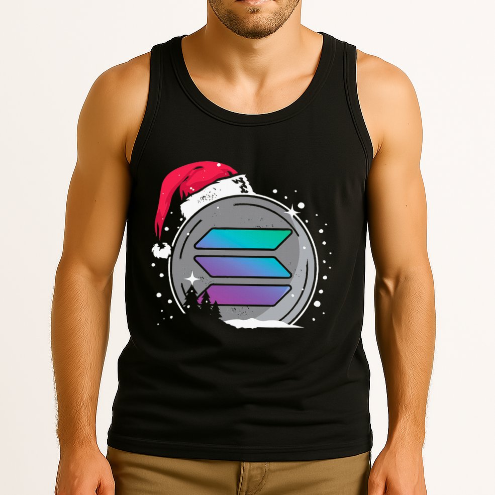 Solana Token Legends This Christmas Diamond Hands Unite Tank Top