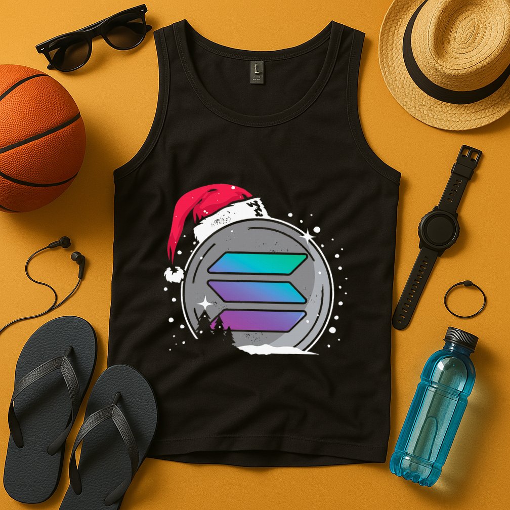 Solana Token Legends This Christmas Diamond Hands Unite Tank Top