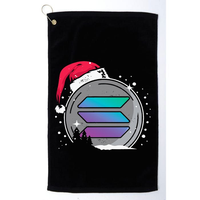 Solana Token Legends This Christmas Diamond Hands Unite Golf Towel