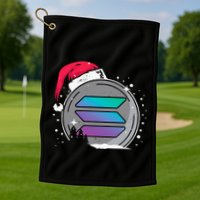 Solana Token Legends This Christmas Diamond Hands Unite Golf Towel