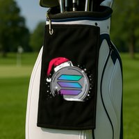 Solana Token Legends This Christmas Diamond Hands Unite Golf Towel