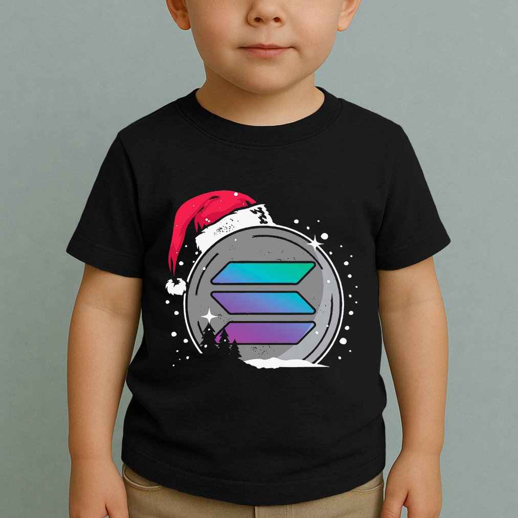 Solana Token Legends This Christmas Diamond Hands Unite Toddler T-Shirt