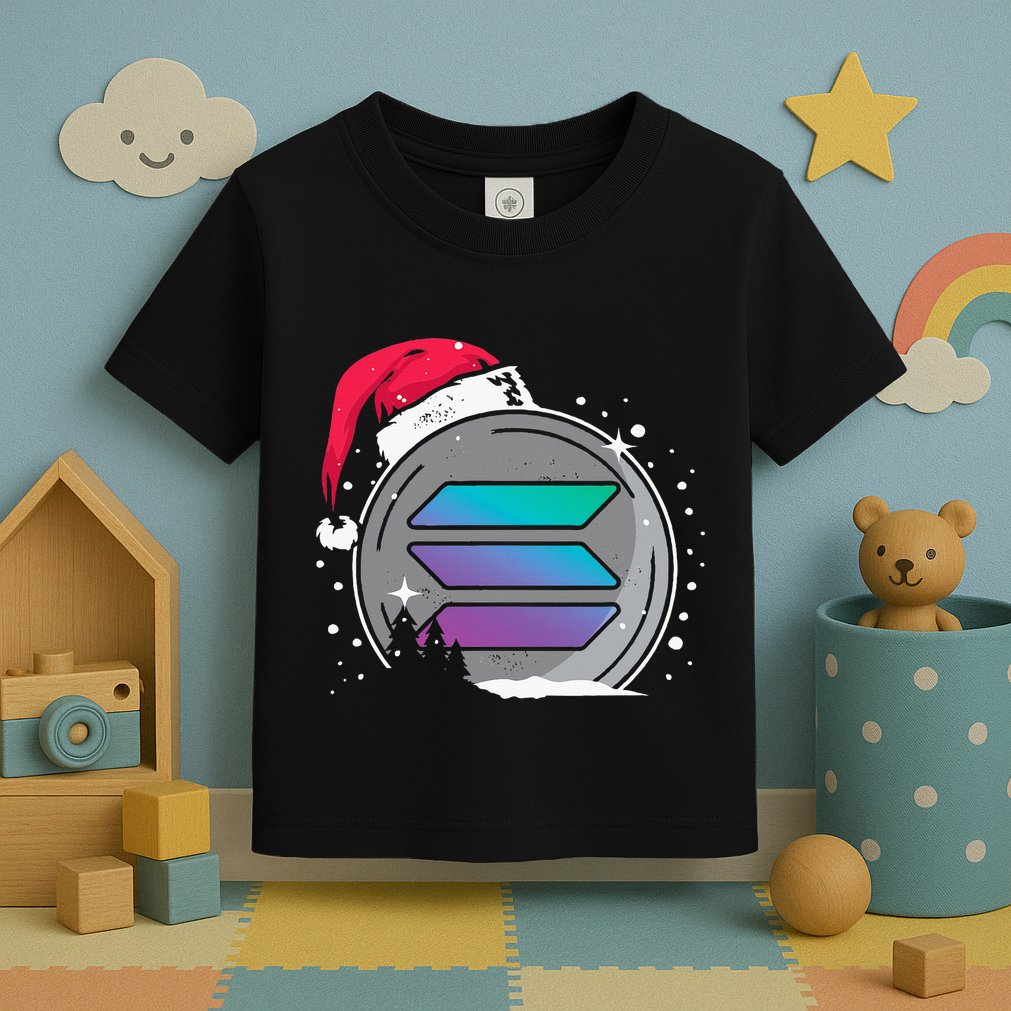 Solana Token Legends This Christmas Diamond Hands Unite Toddler T-Shirt