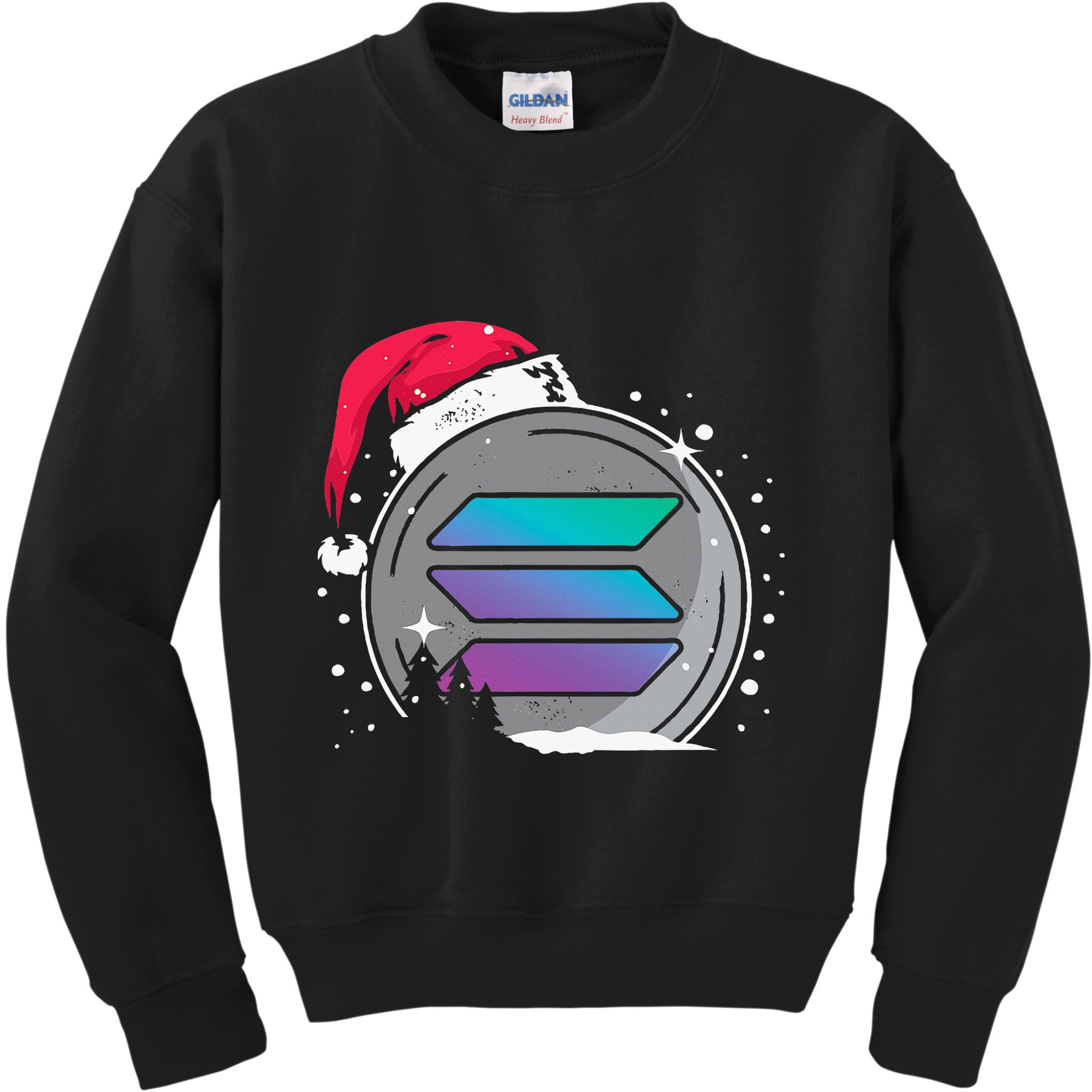 Solana Token Legends This Christmas Diamond Hands Unite Kids Sweatshirt