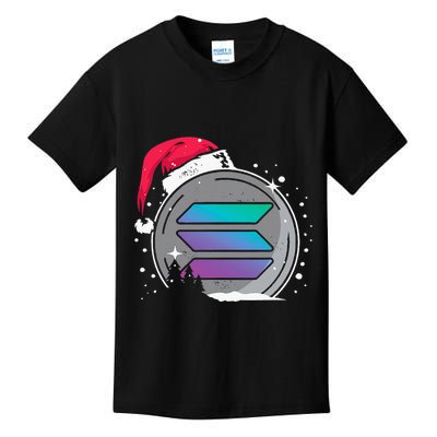 Solana Token Legends This Christmas Diamond Hands Unite Kids T-Shirt