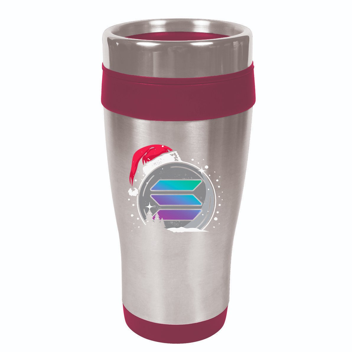Solana Token Legends This Christmas Diamond Hands Unite 16oz Travel Tumbler