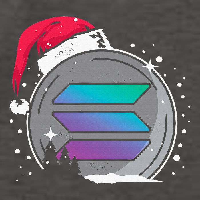 Solana Token Legends This Christmas Diamond Hands Unite Vector Backpack