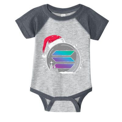 Solana Token Legends This Christmas Diamond Hands Unite Infant Baby Jersey Bodysuit