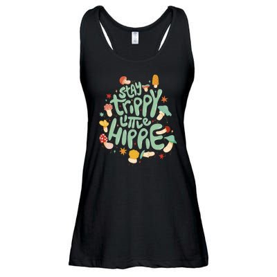 Stay Trippy Little Hippie Ladies Essential Flowy Tank