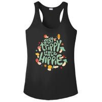 Stay Trippy Little Hippie Ladies PosiCharge Competitor Racerback Tank