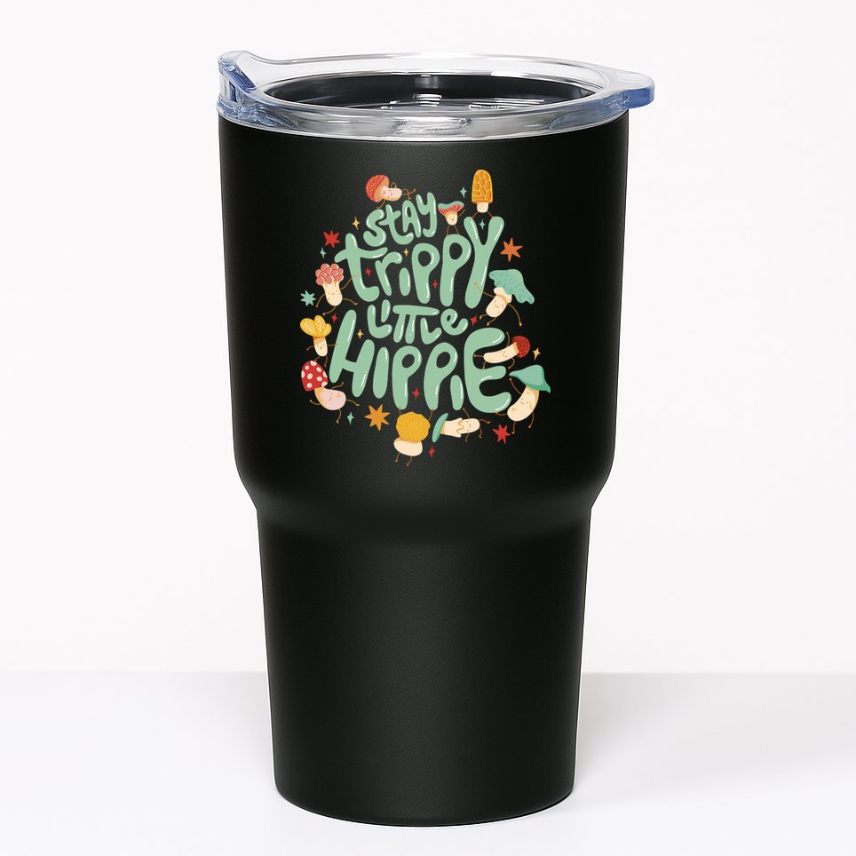 Stay Trippy Little Hippie Tumbler