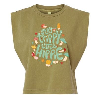 Stay Trippy Little Hippie Garment-Dyed Women's Muscle Tee