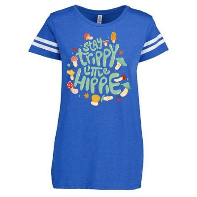 Stay Trippy Little Hippie Enza Ladies Jersey Football T-Shirt