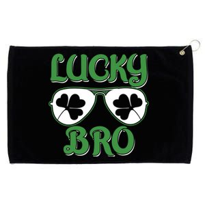 Shamrock Three Leaf Clover St Patricks Day Lucky Bro Gift Grommeted Golf Towel