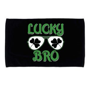 Shamrock Three Leaf Clover St Patricks Day Lucky Bro Gift Microfiber Hand Towel