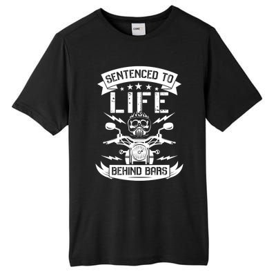 Sentenced To Life Behind Bars Biker Gift Tall Fusion ChromaSoft Performance T-Shirt