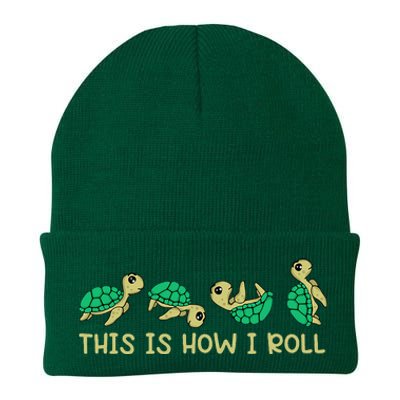 Sea Turtle Lover This Is How I Roll Turtle Knit Cap Winter Beanie