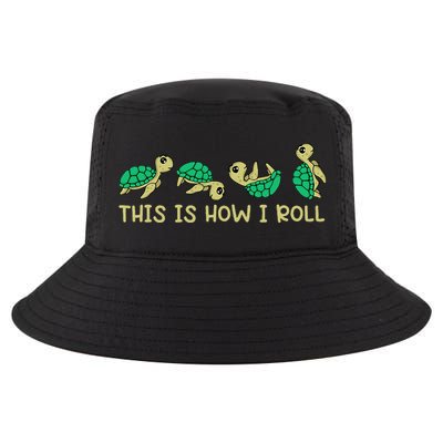 Sea Turtle Lover This Is How I Roll Turtle Cool Comfort Performance Bucket Hat