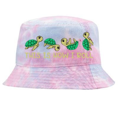 Sea Turtle Lover This Is How I Roll Turtle Tie-Dyed Bucket Hat