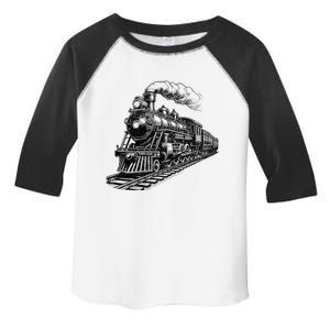 Steam Train Locomotive Steam Engine Toddler Fine Jersey T-Shirt