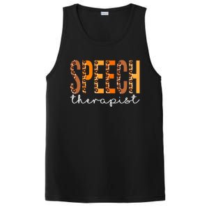 Speech Therapist Leopard Squad Cute Fall Autumn Thanksgiving Great Gift PosiCharge Competitor Tank