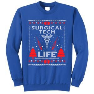 Surgical Tech Life Ugly Christmas Matching Group Gift Sweatshirt