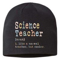 Science Teacher Like A Normal Teacher But Cooler Sustainable Beanie