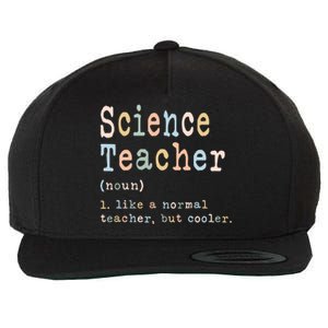 Science Teacher Like A Normal Teacher But Cooler Wool Snapback Cap