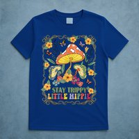 Stay Trippy Little Hippie Retro Mushrooms Vintage 70s Vibes T-Shirt