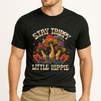 Stay Trippy Little Hippie Magic Mushroom Hippy Trippie Day Cooling Performance Crew T-Shirt