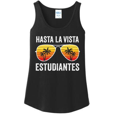 Spanish Teacher Last Day Of School Graduation Ladies Essential Tank