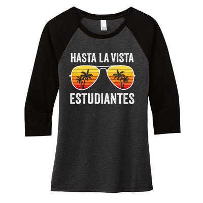 Spanish Teacher Last Day Of School Graduation Women's Tri-Blend 3/4-Sleeve Raglan Shirt