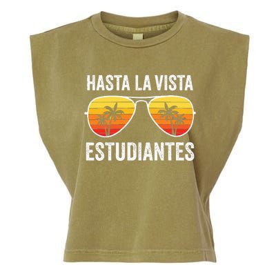 Spanish Teacher Last Day Of School Graduation Garment-Dyed Women's Muscle Tee