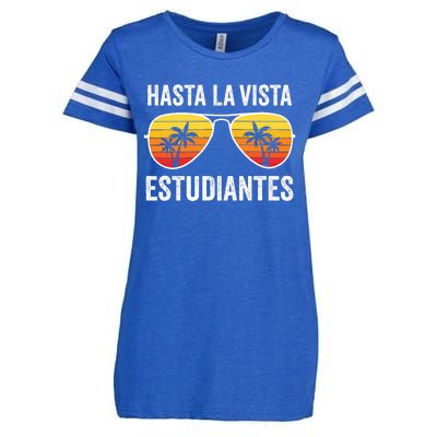 Spanish Teacher Last Day Of School Graduation Enza Ladies Jersey Football T-Shirt