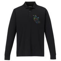 See The Light In Others funny Encouraging Positive Message Performance Long Sleeve Polo