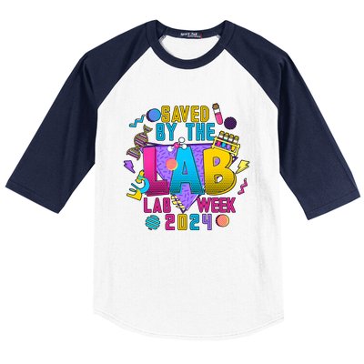 Saved The Lab Retro Lab Week 2024 Baseball Sleeve Shirt