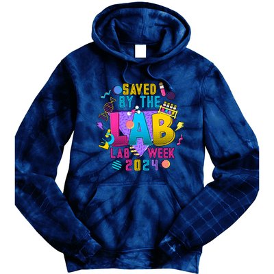 Saved The Lab Retro Lab Week 2024 Tie Dye Hoodie