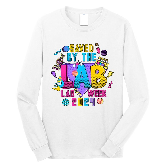 Saved The Lab Retro Lab Week 2024 Long Sleeve Shirt