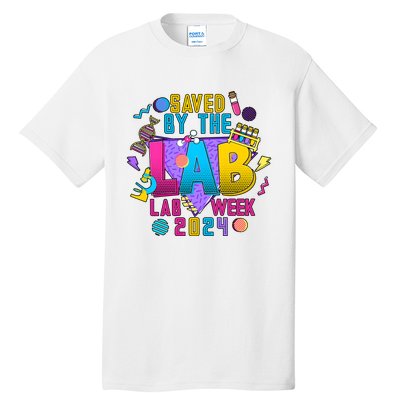 Saved The Lab Retro Lab Week 2024 Tall T-Shirt