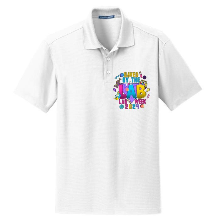 Saved The Lab Retro Lab Week 2024 Dry Zone Grid Polo