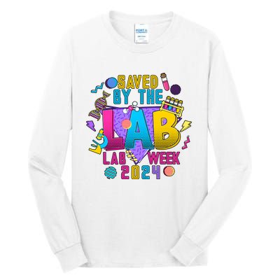 Saved The Lab Retro Lab Week 2024 Tall Long Sleeve T-Shirt