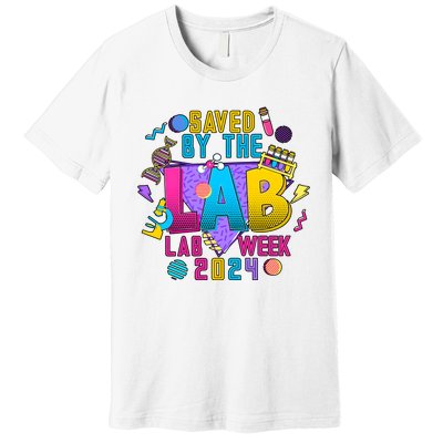 Saved The Lab Retro Lab Week 2024 Premium T-Shirt