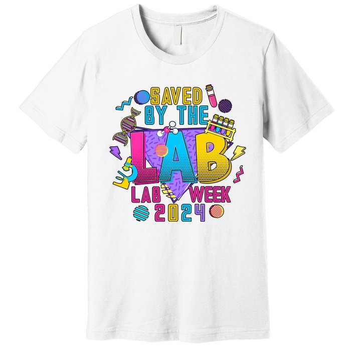 Saved The Lab Retro Lab Week 2024 Premium T-Shirt