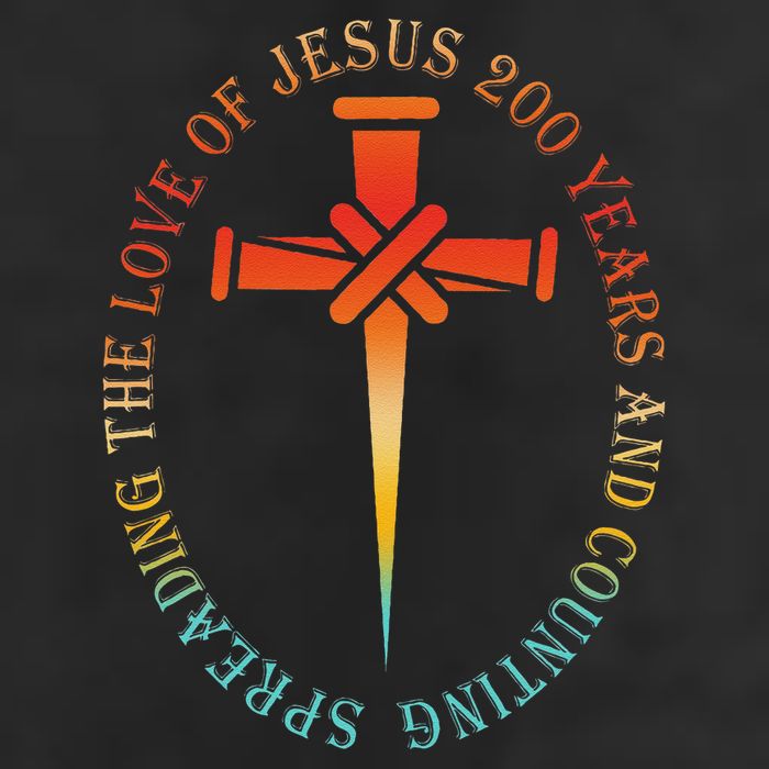 Spreading The Love Of Jesus 200 Years And Counting 7 Panel Mesh Trucker Snapback Hat