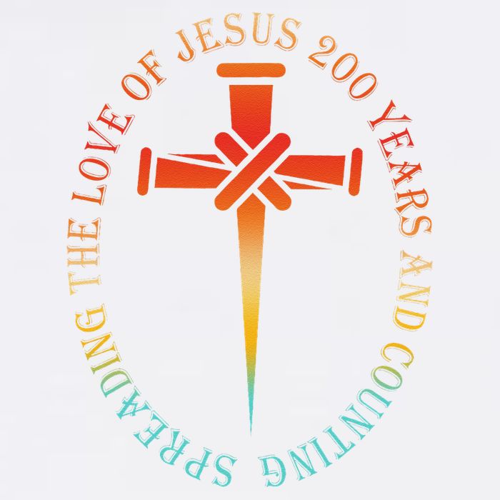 Spreading The Love Of Jesus 200 Years And Counting Garment-Dyed Sweatshirt