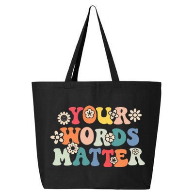 Speech Therapy Language Pathologist Slp Your Words Matter 25L Jumbo Tote