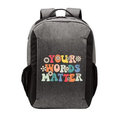 Speech Therapy Language Pathologist Slp Your Words Matter Vector Backpack