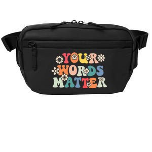 Speech Therapy Language Pathologist Slp Your Words Matter Crossbody Pack