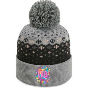 Saved The Lab Retro Lab Week 2024 Medical Lab Science The Baniff Cuffed Pom Beanie